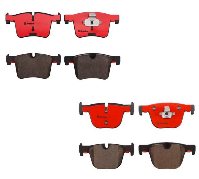 Brembo BMW Brakes Kit Pads Front and Rear (Ceramic) 34216850570